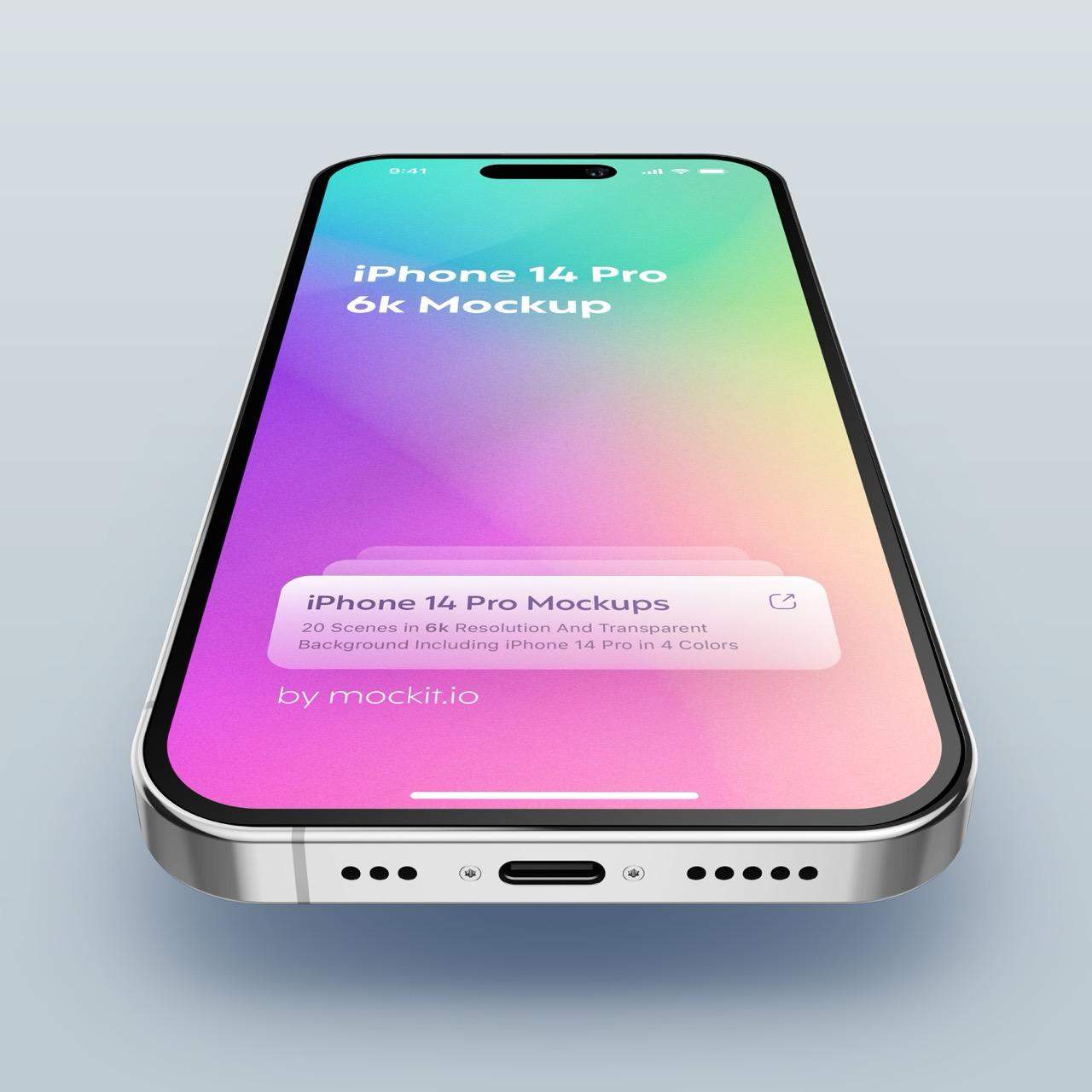 20款苹果iPhone 14 Pro手机贴图PSD源文件