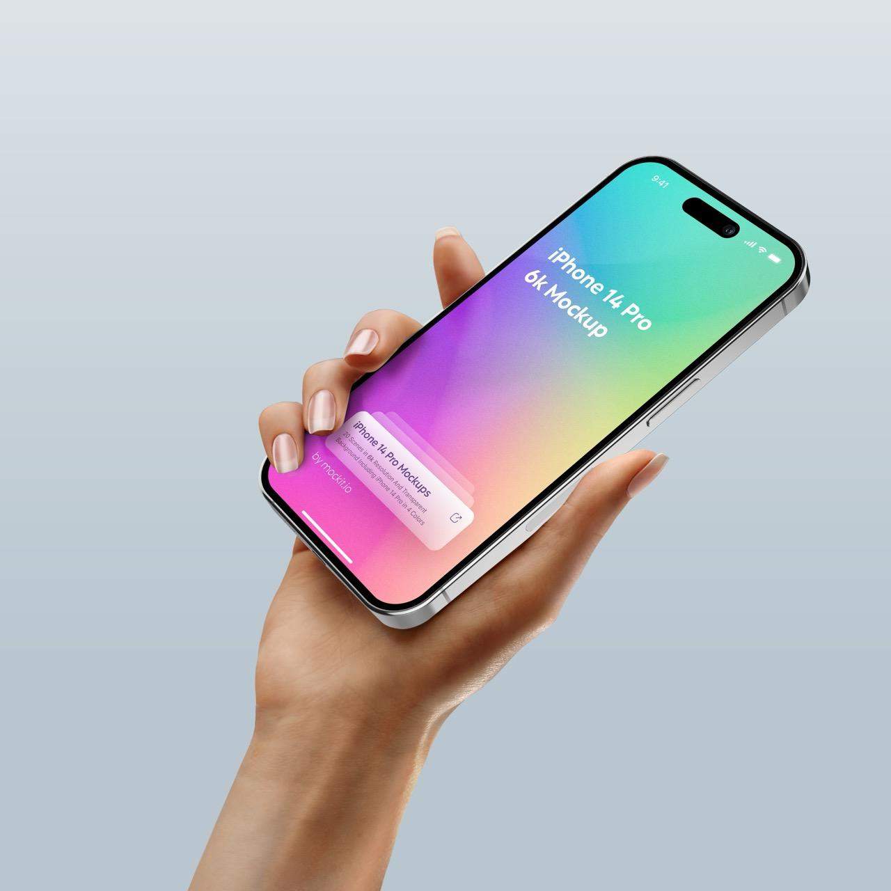 20款苹果iPhone 14 Pro手机贴图PSD源文件