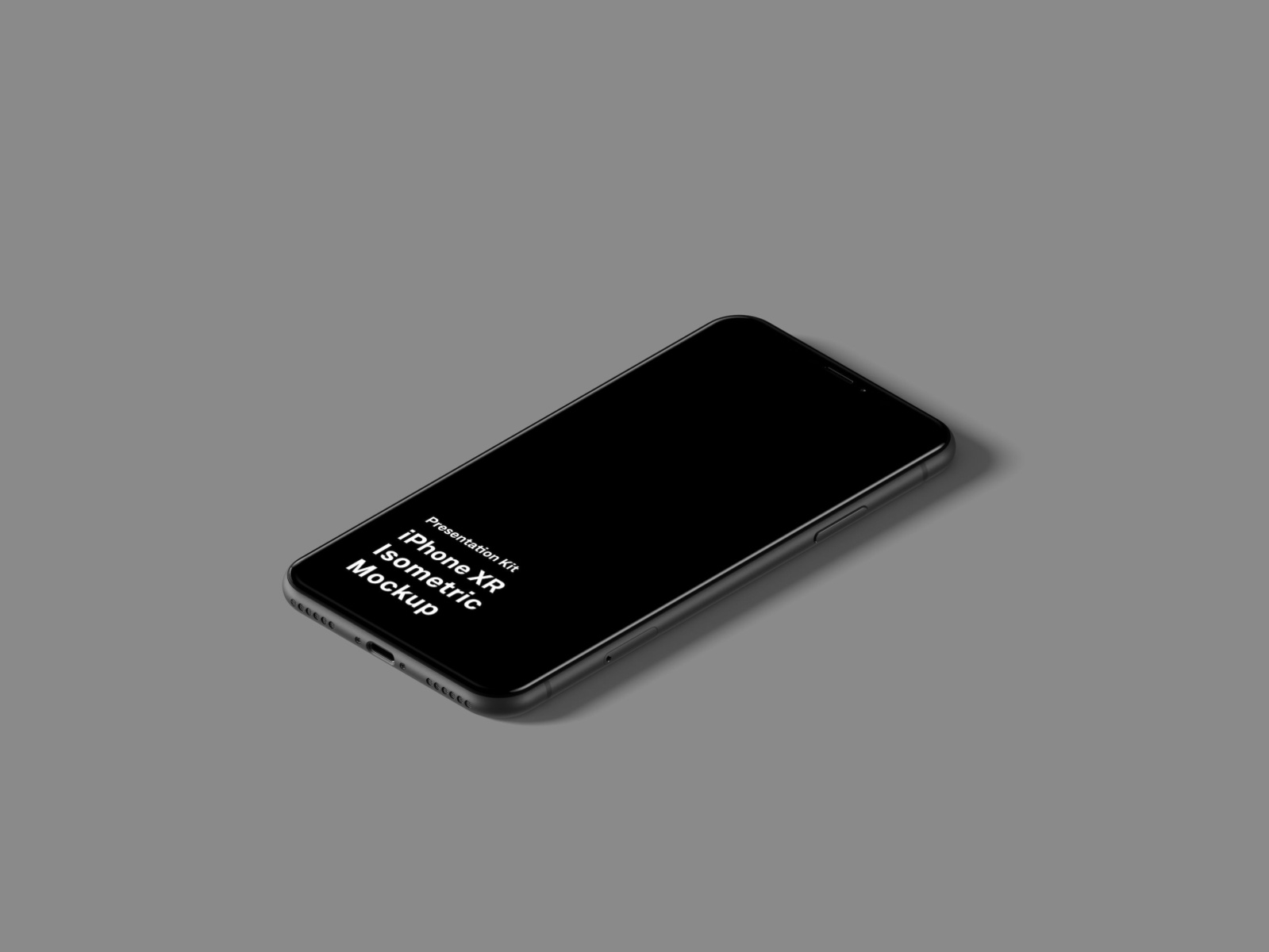 iPhone XR 样机app展示模板psd素材免费下载