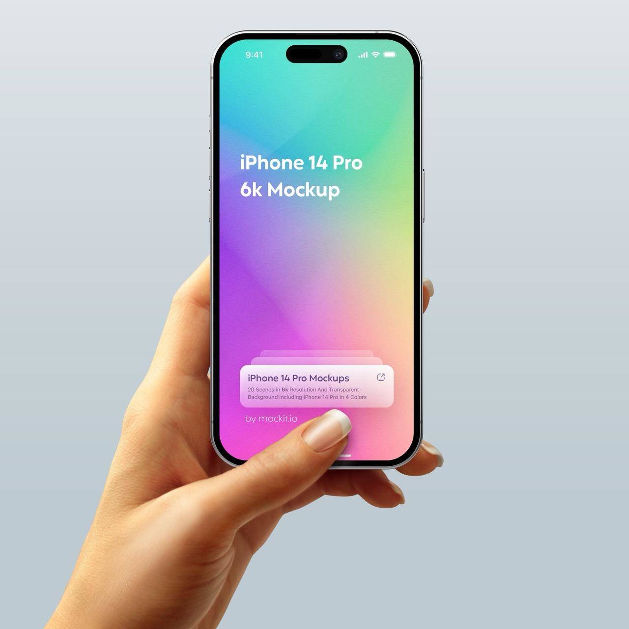 20款苹果iPhone 14 Pro手机贴图PSD源文件