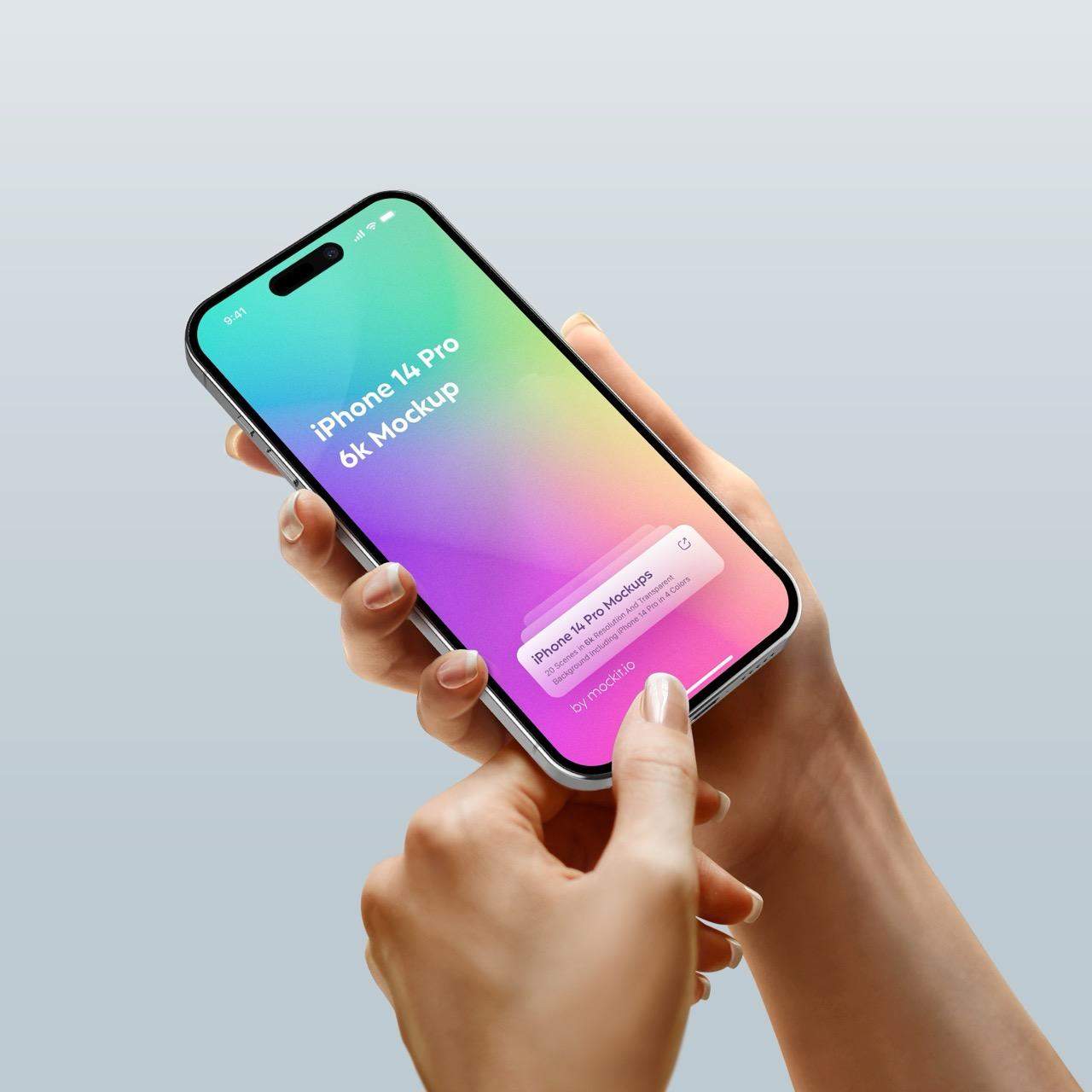 20款苹果iPhone 14 Pro手机贴图PSD源文件