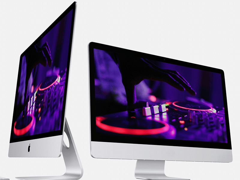 iMac Mockups 源文件PSD素材免费下载