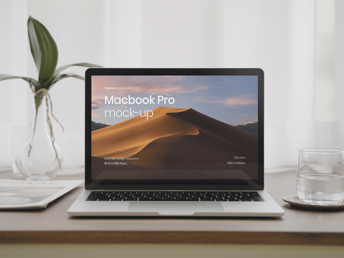 Macbook pro 样机psd素材免费下载