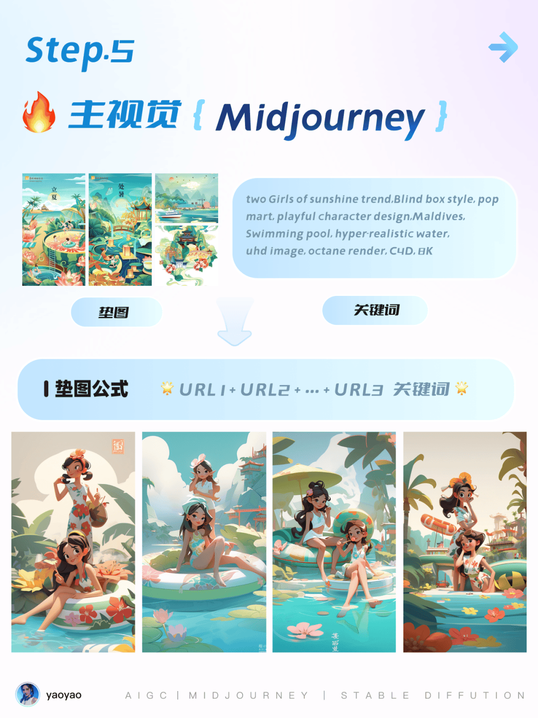 6 步教程 打造你的专属《夏日派对》海报