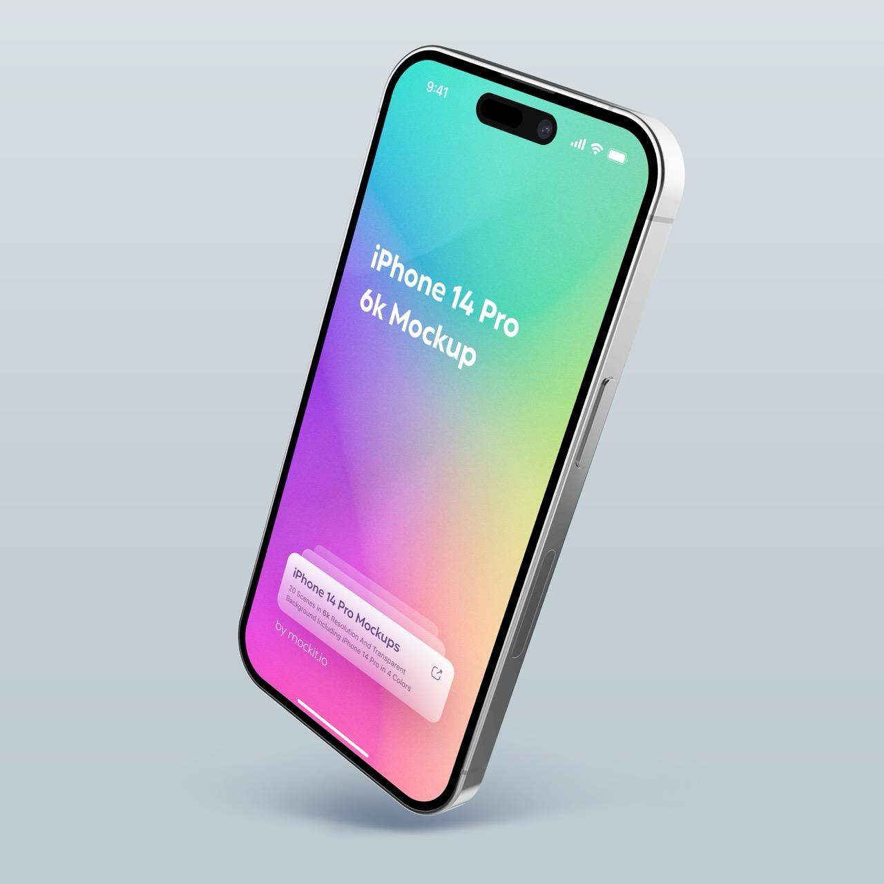 20款苹果iPhone 14 Pro手机贴图PSD源文件
