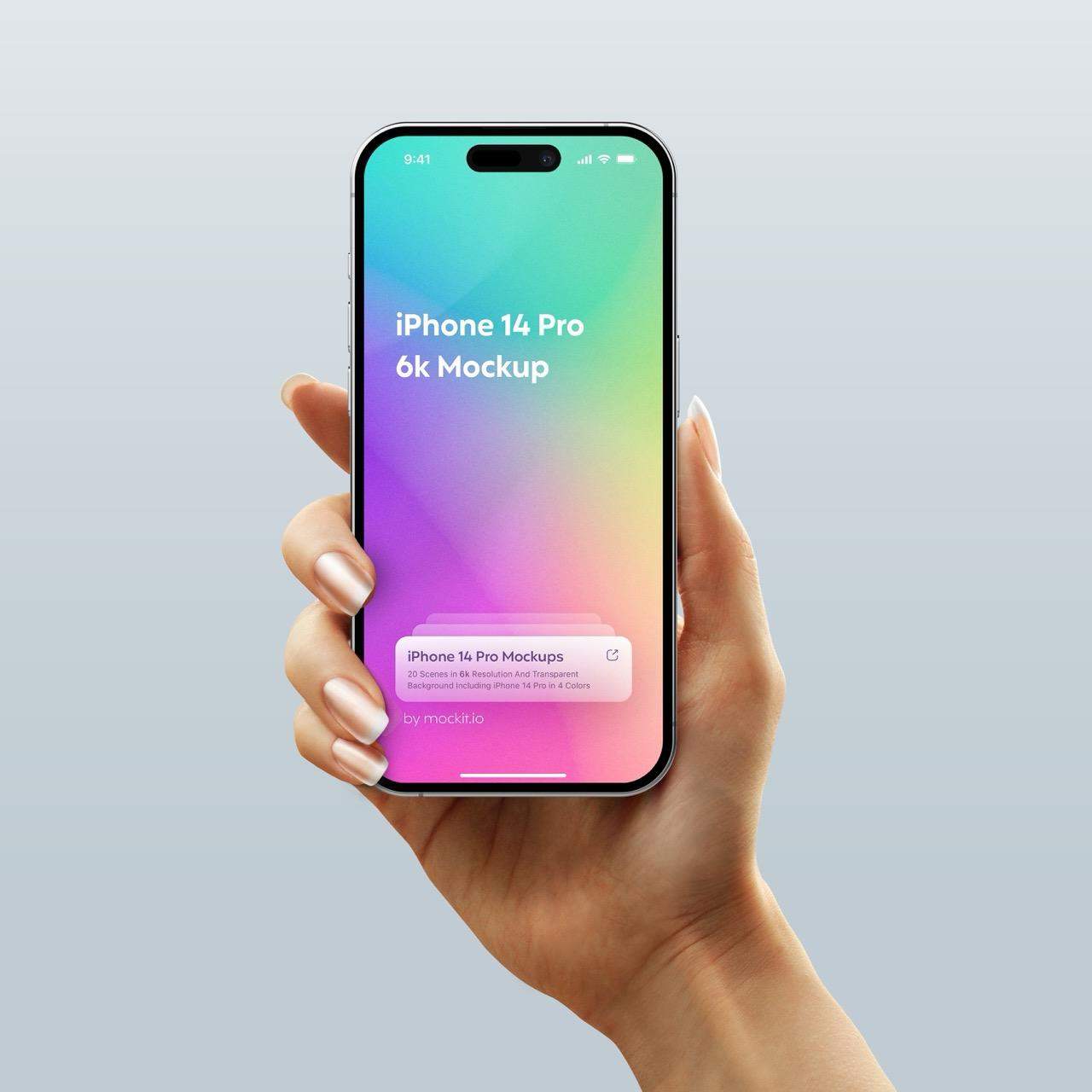 20款苹果iPhone 14 Pro手机贴图PSD源文件