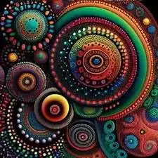 迷幻的土著艺术 迷幻的土著艺术