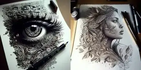 Pen Drawing(钢笔画) Pen Drawing(钢笔画)