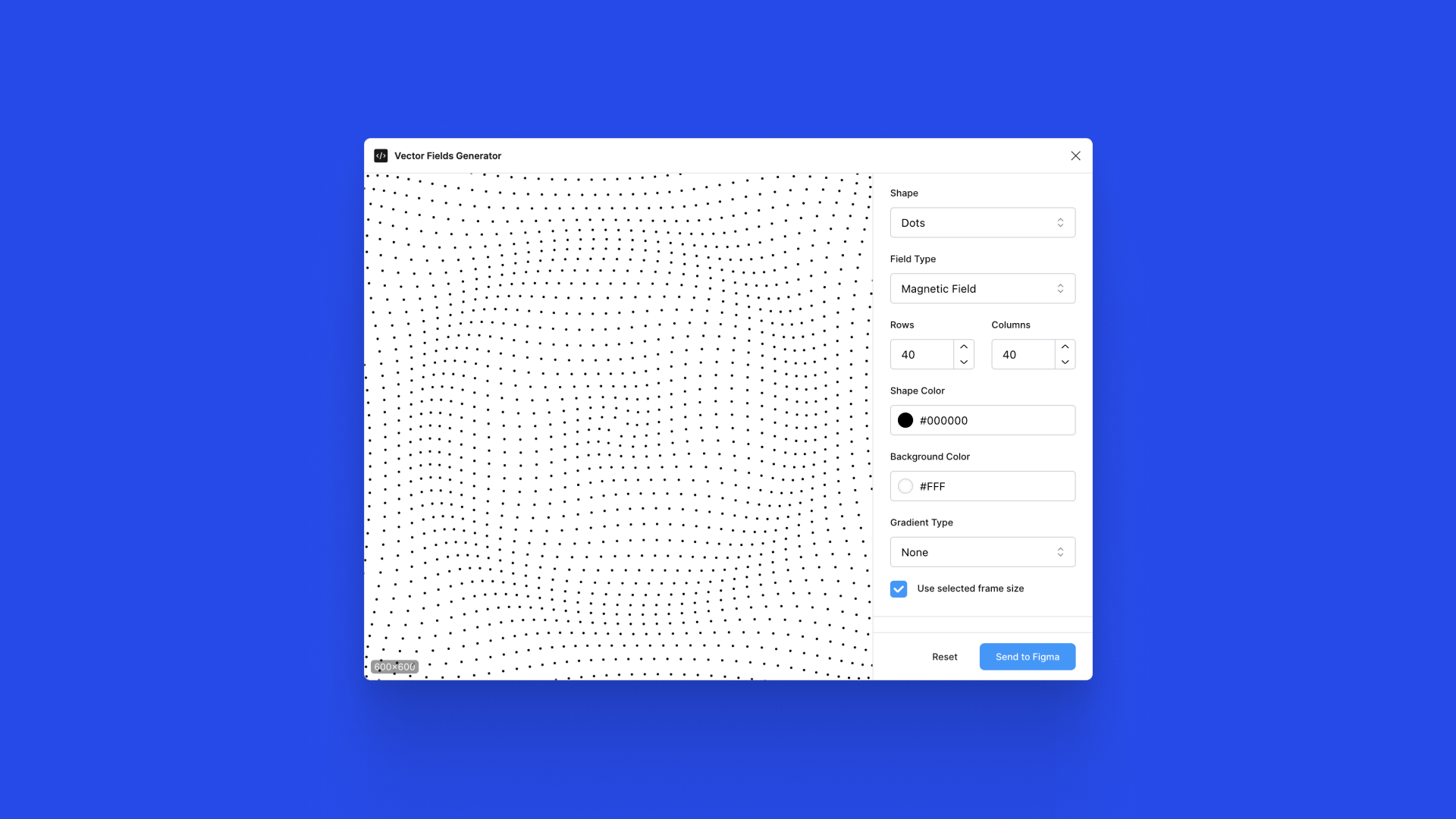 Figma插件Vector Fields，轻松生成矢量图案