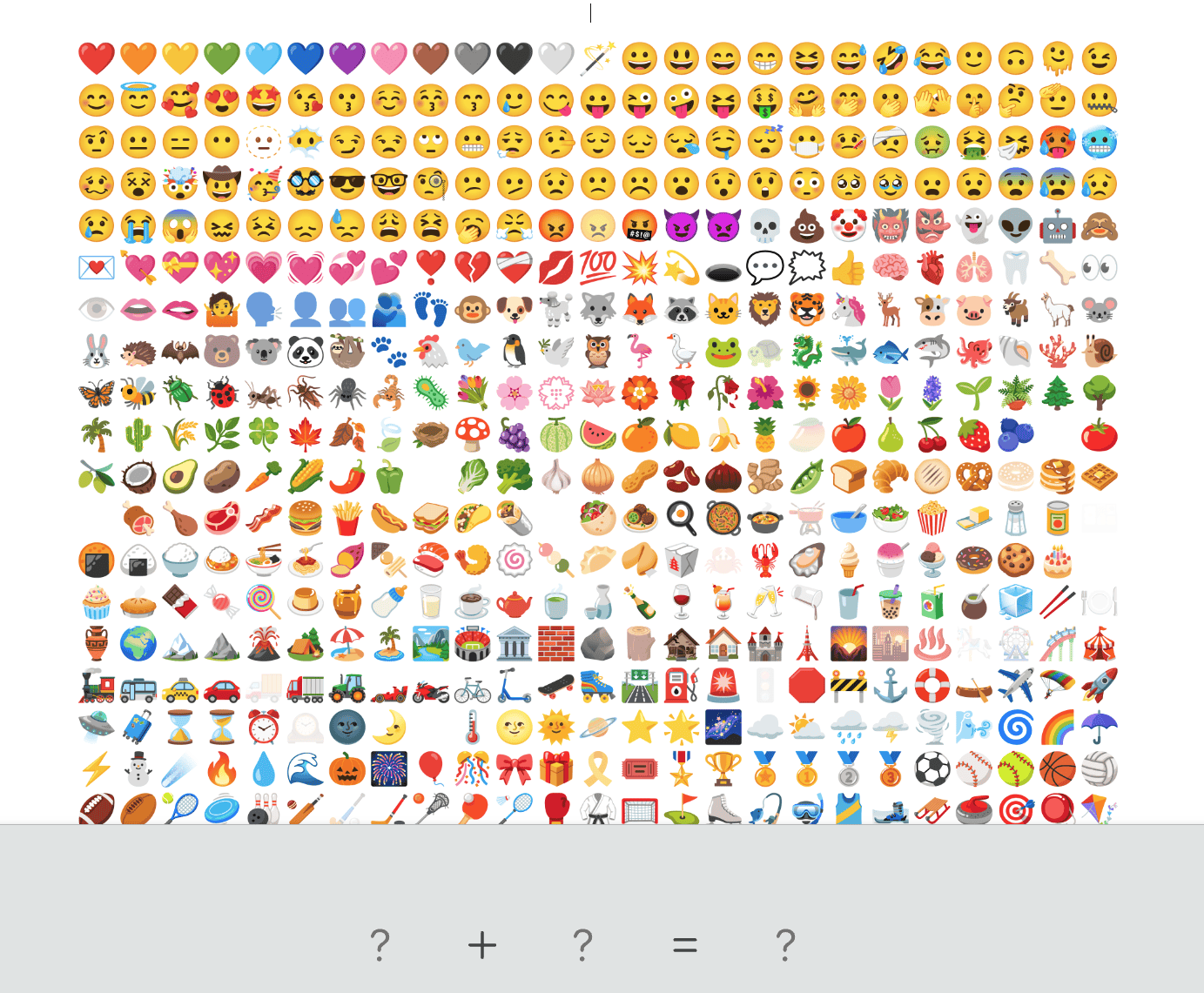 Emoji Kitchen - 创造属于你的新表情符号