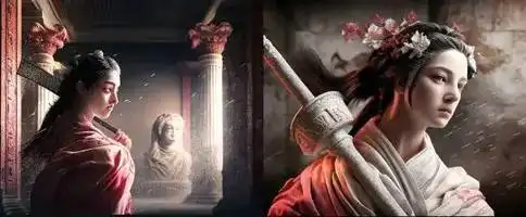 [女忍者的图像提示]古代罗马艺术