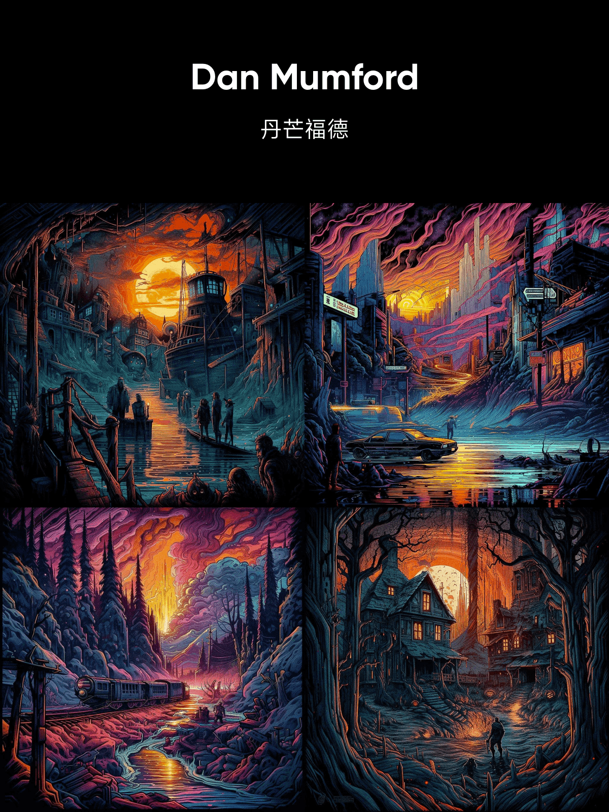 9 个 Midjourney 艺术家风格关键词！