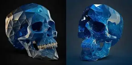 Sapphire(蓝宝石)骷髅头 Sapphire(蓝宝石)骷髅头