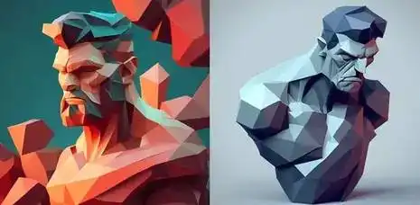 Low-poly(低清多边形画风) Low-poly(低清多边形画风)