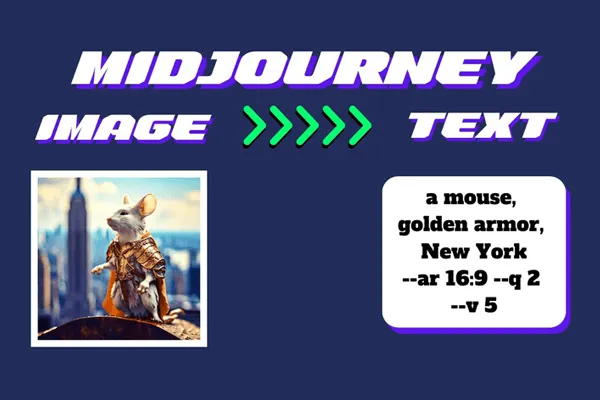 Midjourney用新的图像到文本生成器翻转公式
