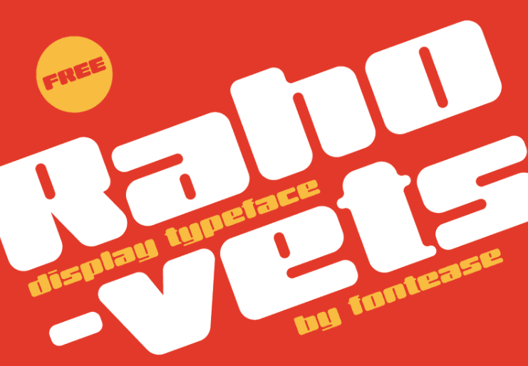 Rahovets 复古英文字体，免费可商用