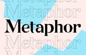 Metaphor英文字体：坚固与时尚的完美结合，免费可商用