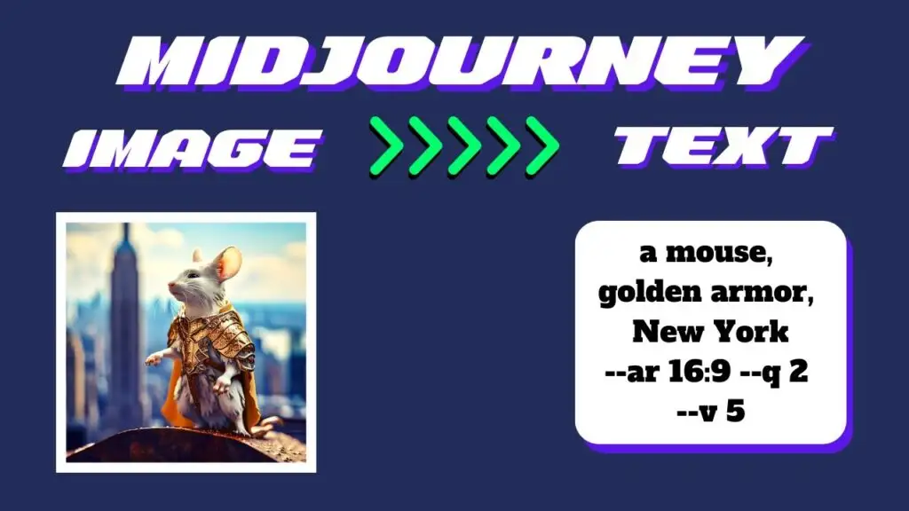 Midjourney用新的图像到文本生成器翻转公式