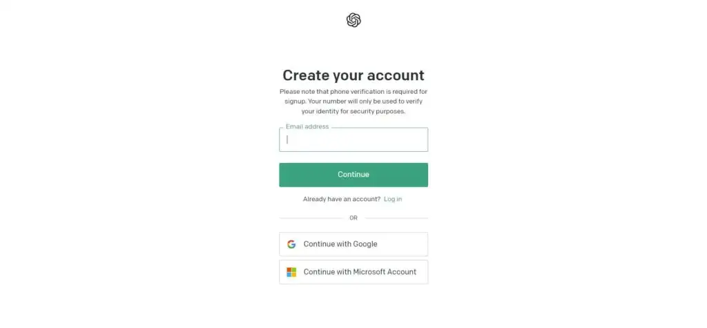 使用你的Gmail或Outlook账户登录ChatGPT