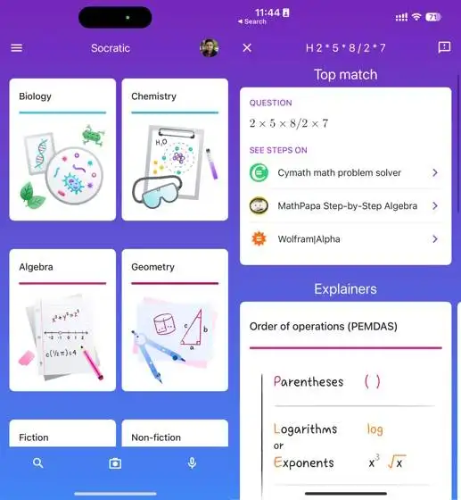 Socratic by Google
