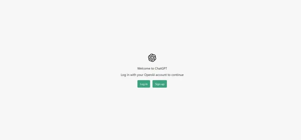 创建一个ChatGPT账户