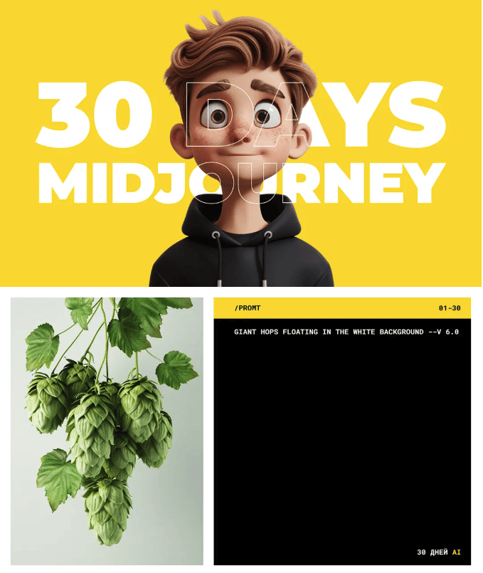 30天Midjourney出图汇总 | 附AI关键词分享
