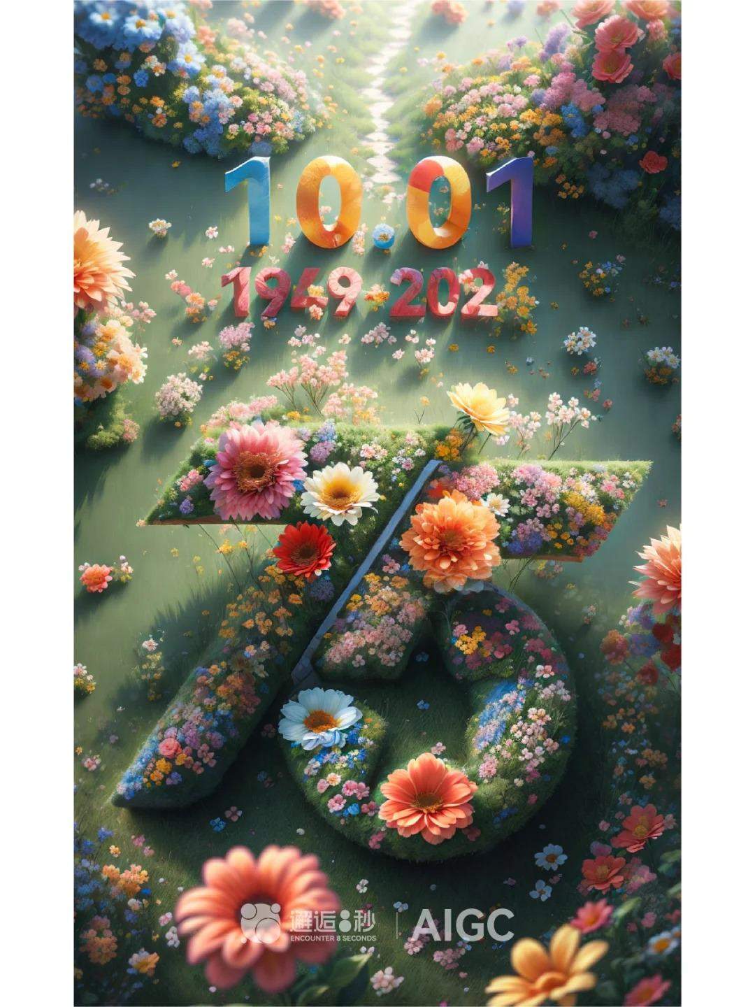 借力SD实现国庆75周年海报设计（AIGC）