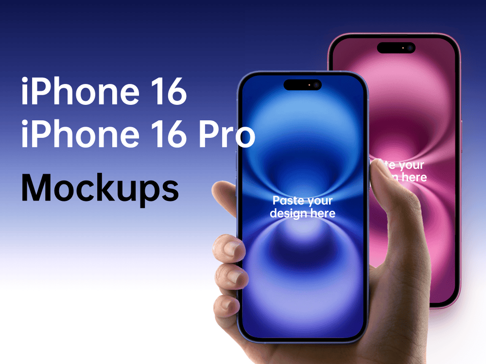 免费 iPhone 16 Pro 样机Figma素材下载