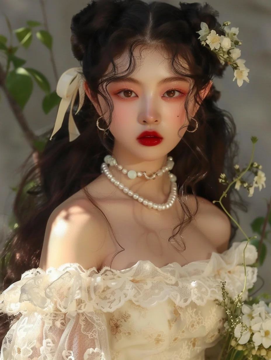 法式复古创意妆造