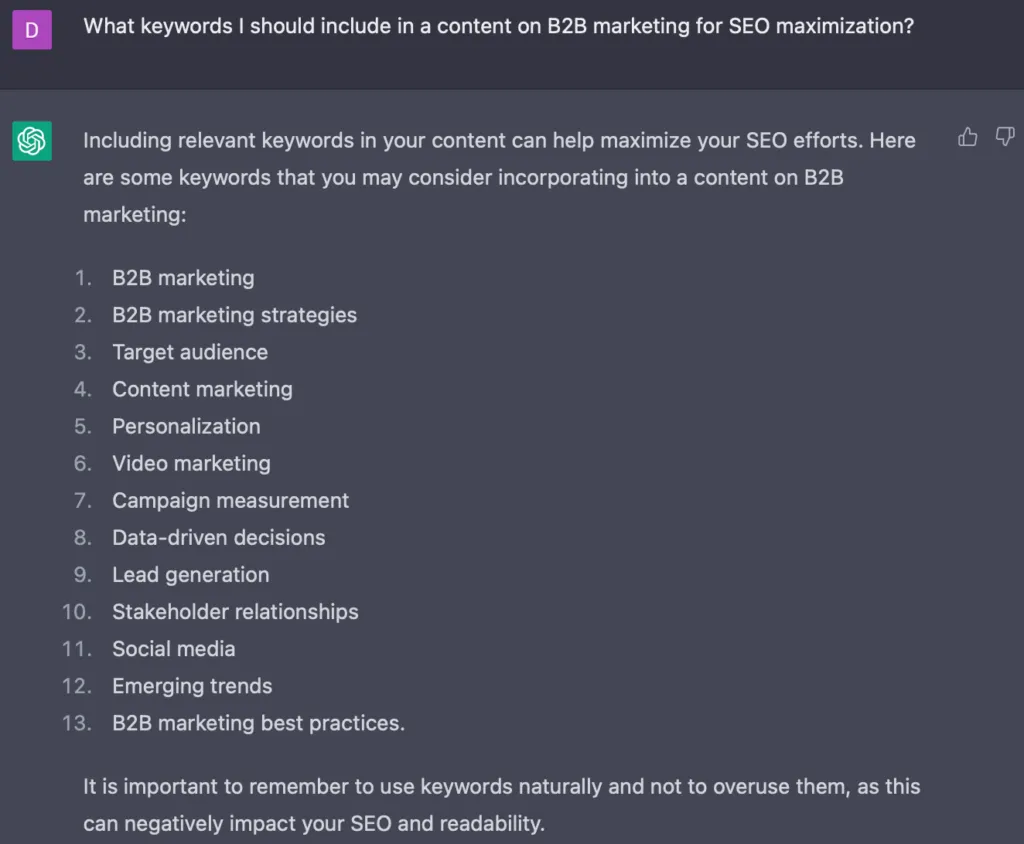 B2B营销内容的关键词创意 B2B营销内容的关键词创意