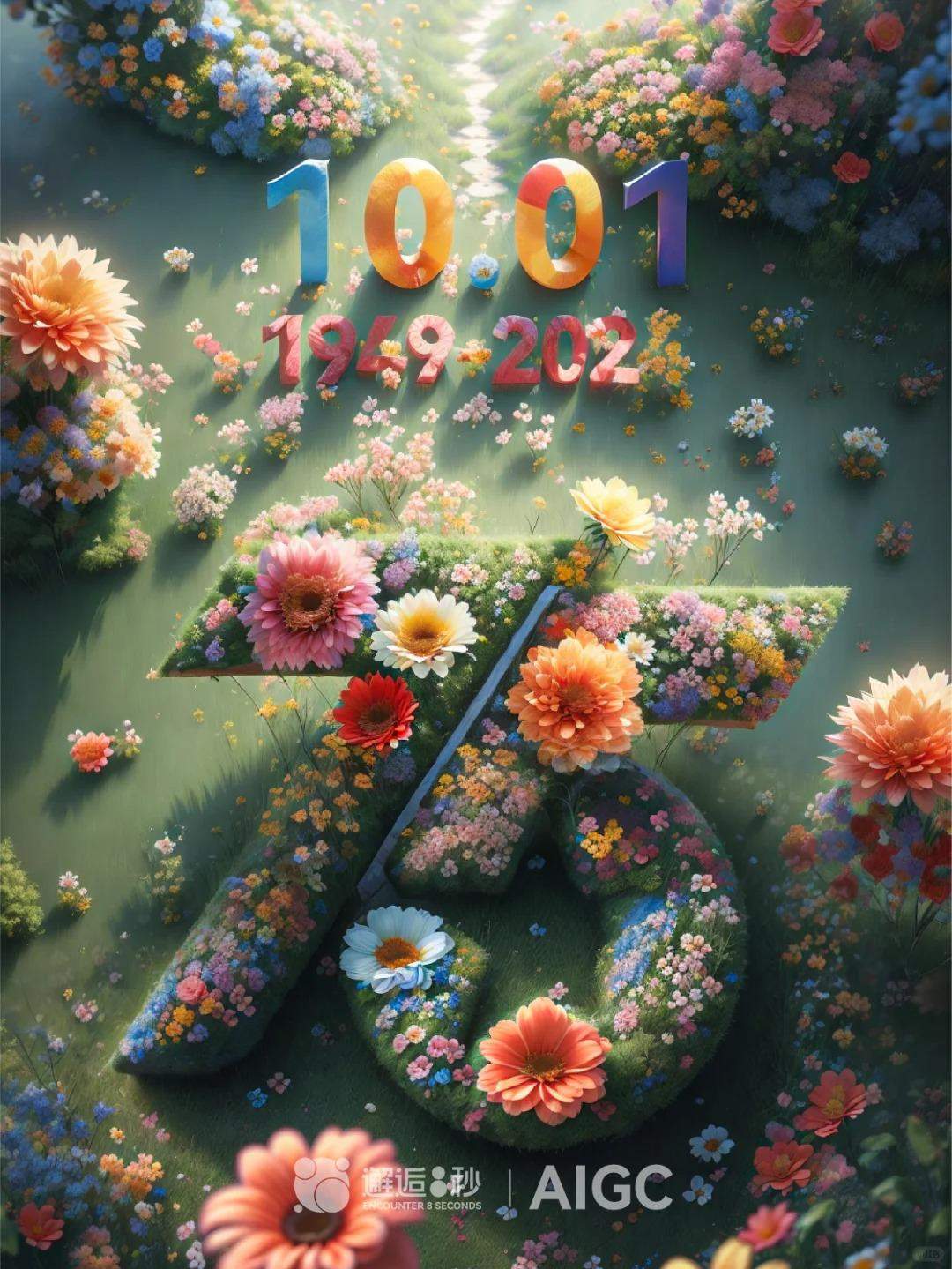 借力SD实现国庆75周年海报设计（AIGC）