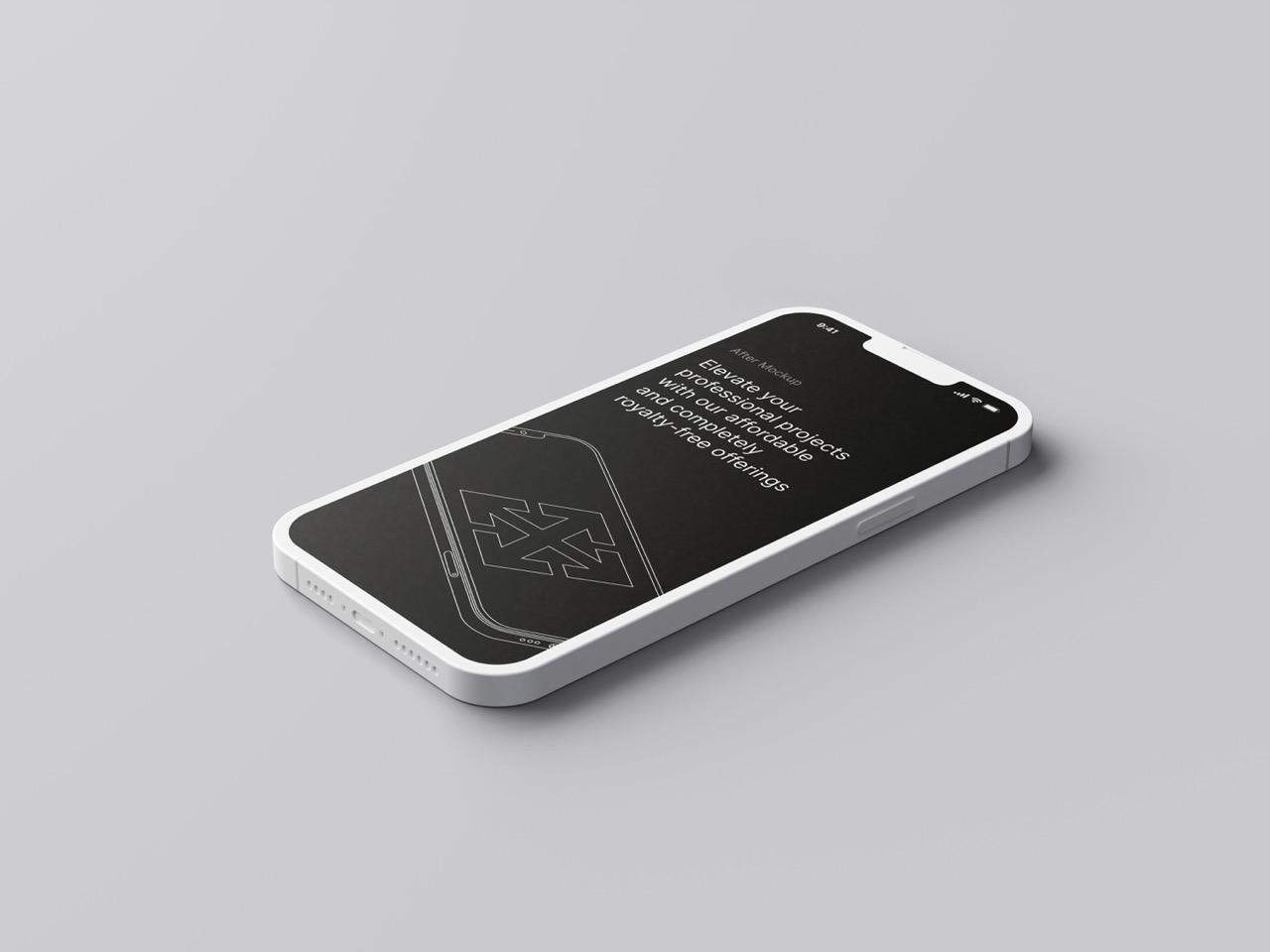20款高清陶瓷苹果手机iPhone 14手机PSD