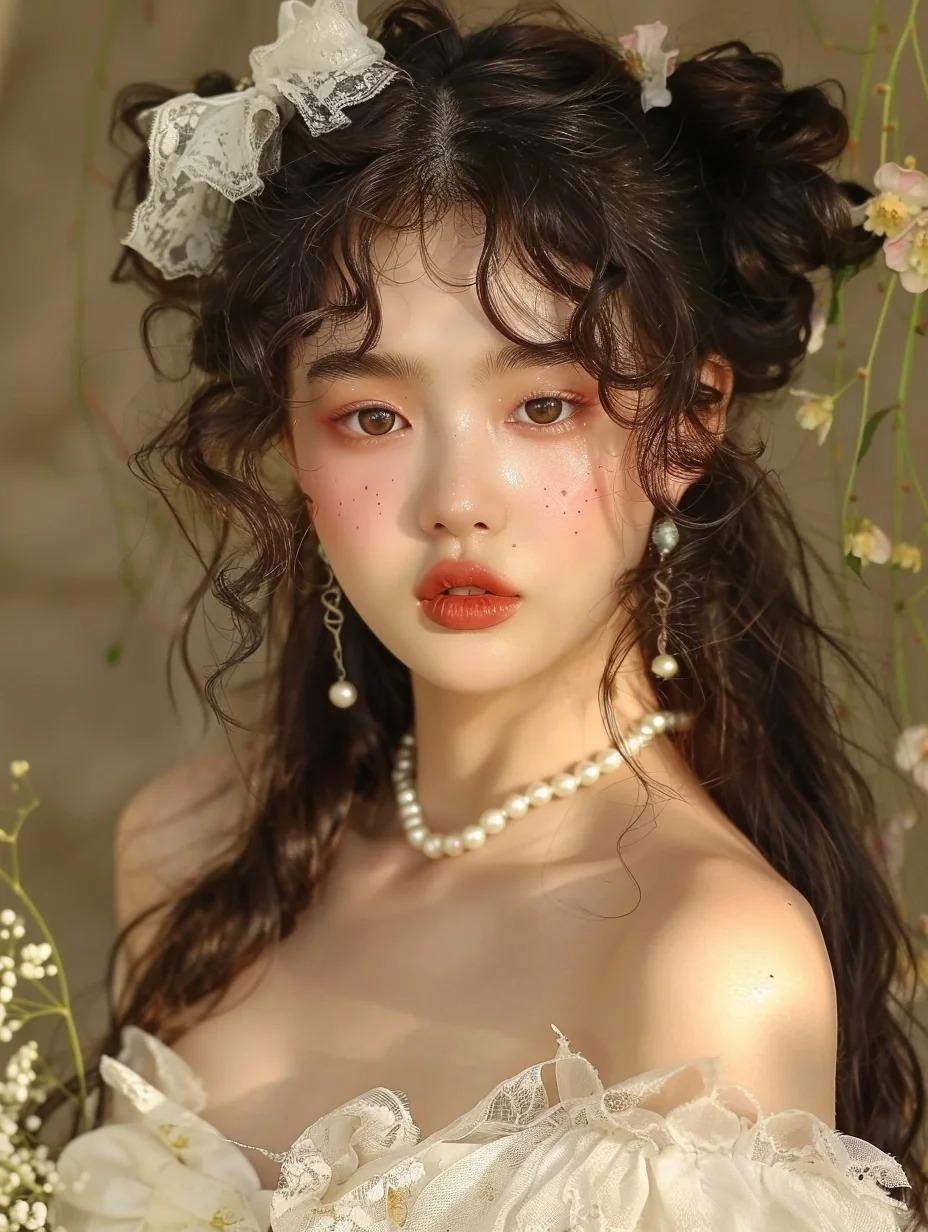 法式复古创意妆造