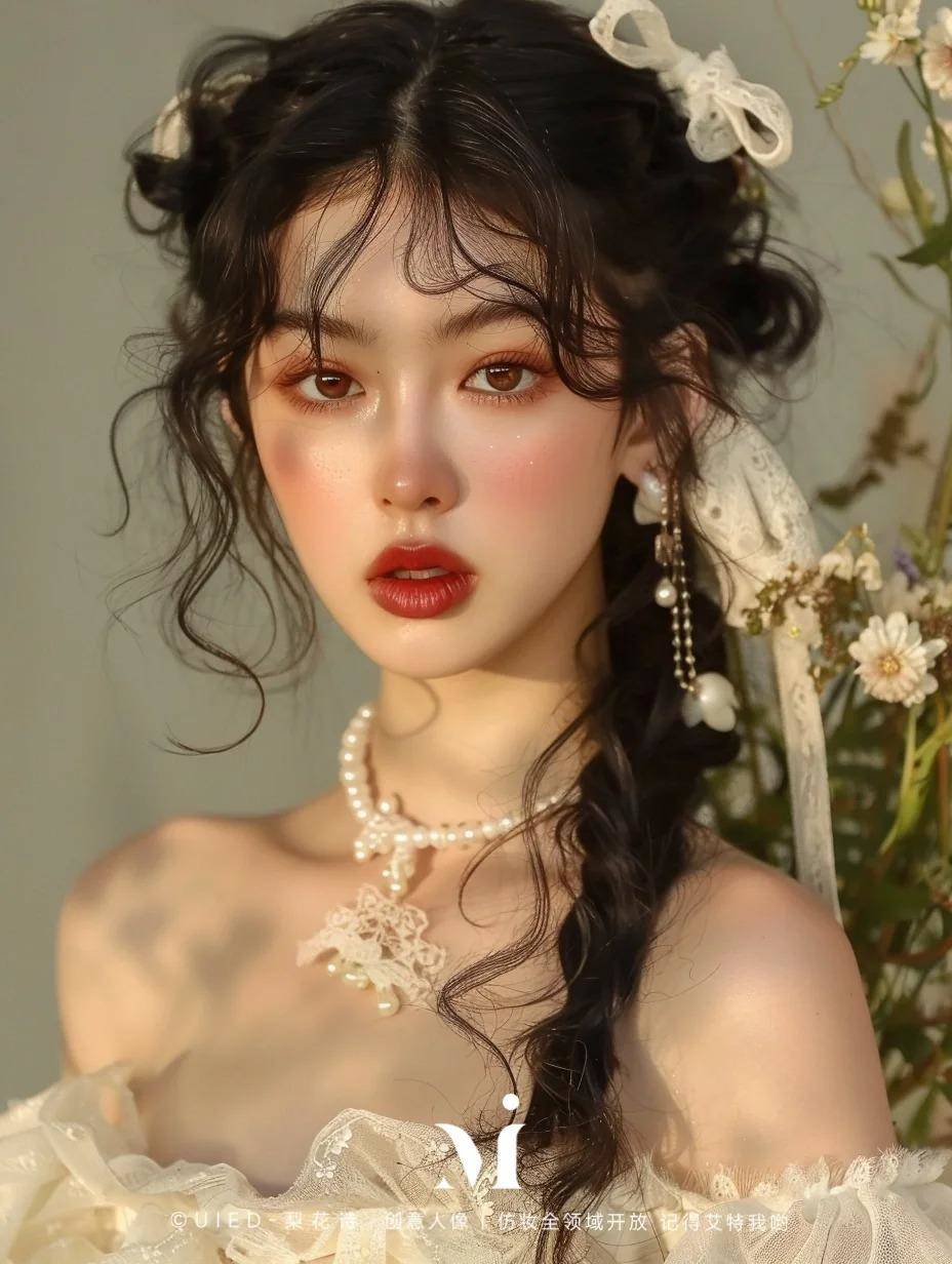 法式复古创意妆造
