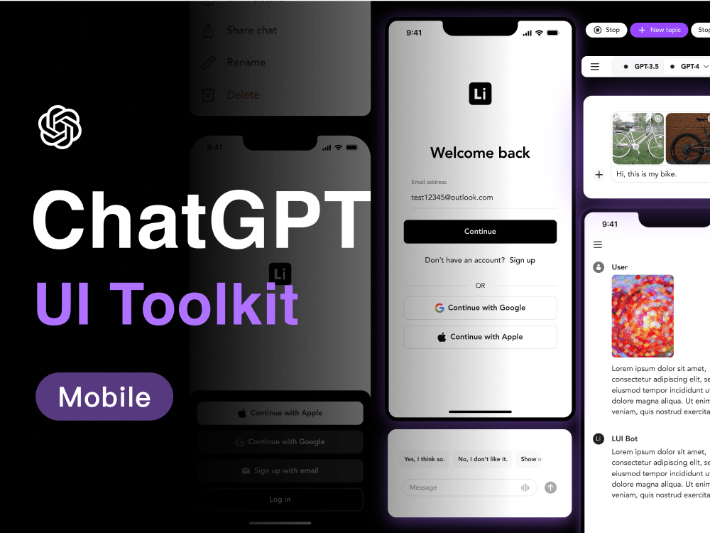 ChatGPT LUI Design System 免费设计素材下载