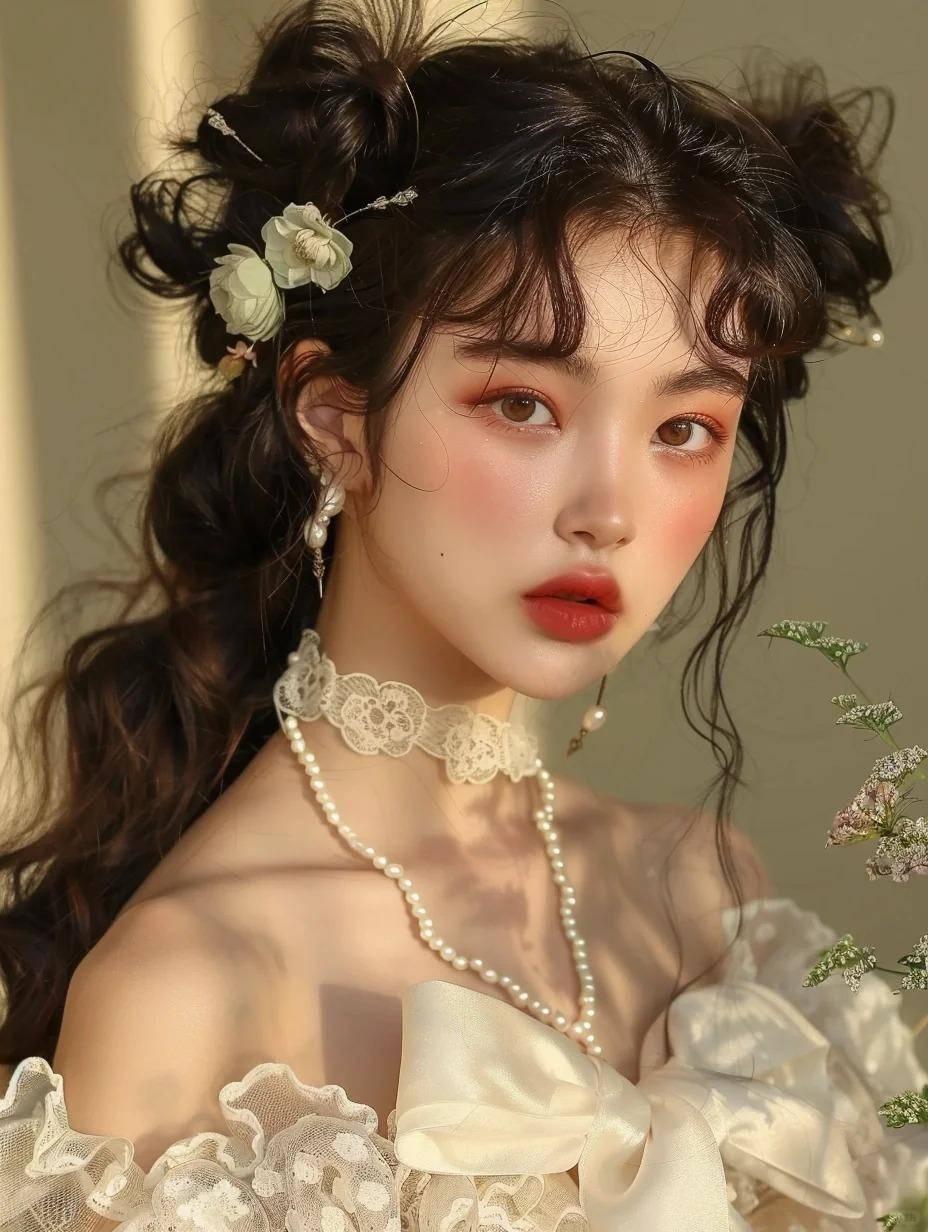 法式复古创意妆造