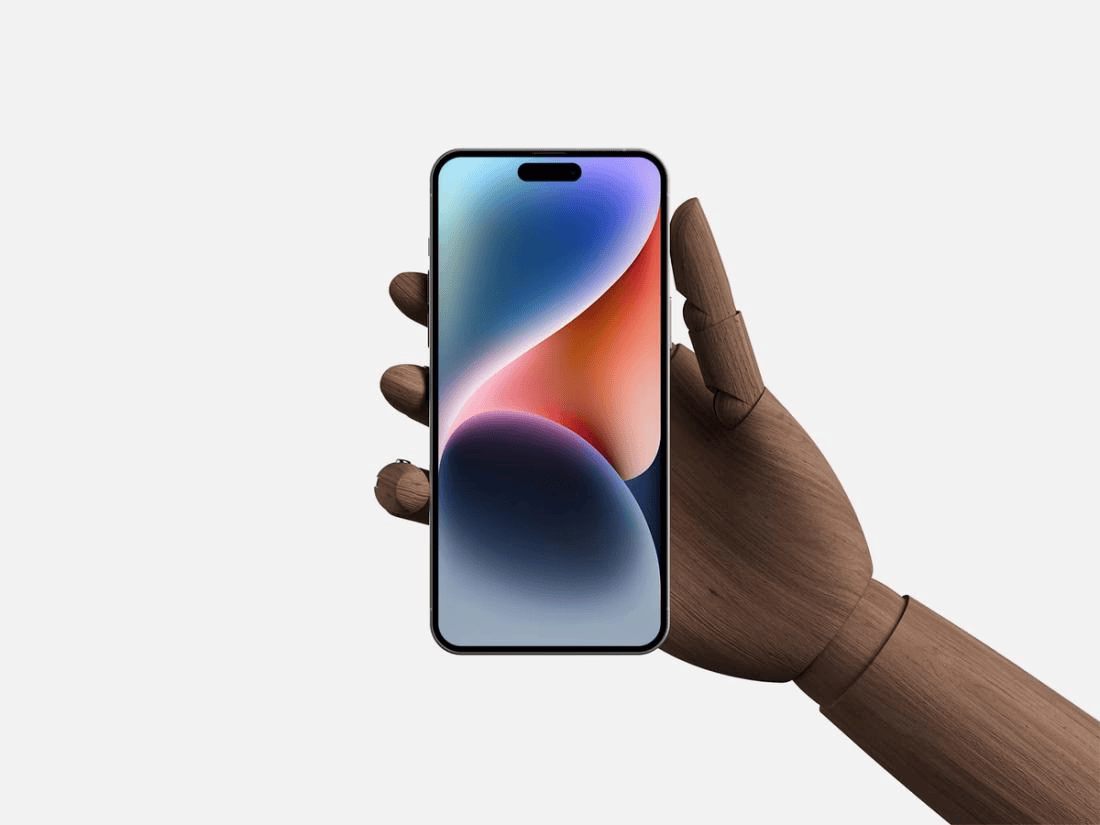iPhone 14Promax手持样机Psd免费素材下载