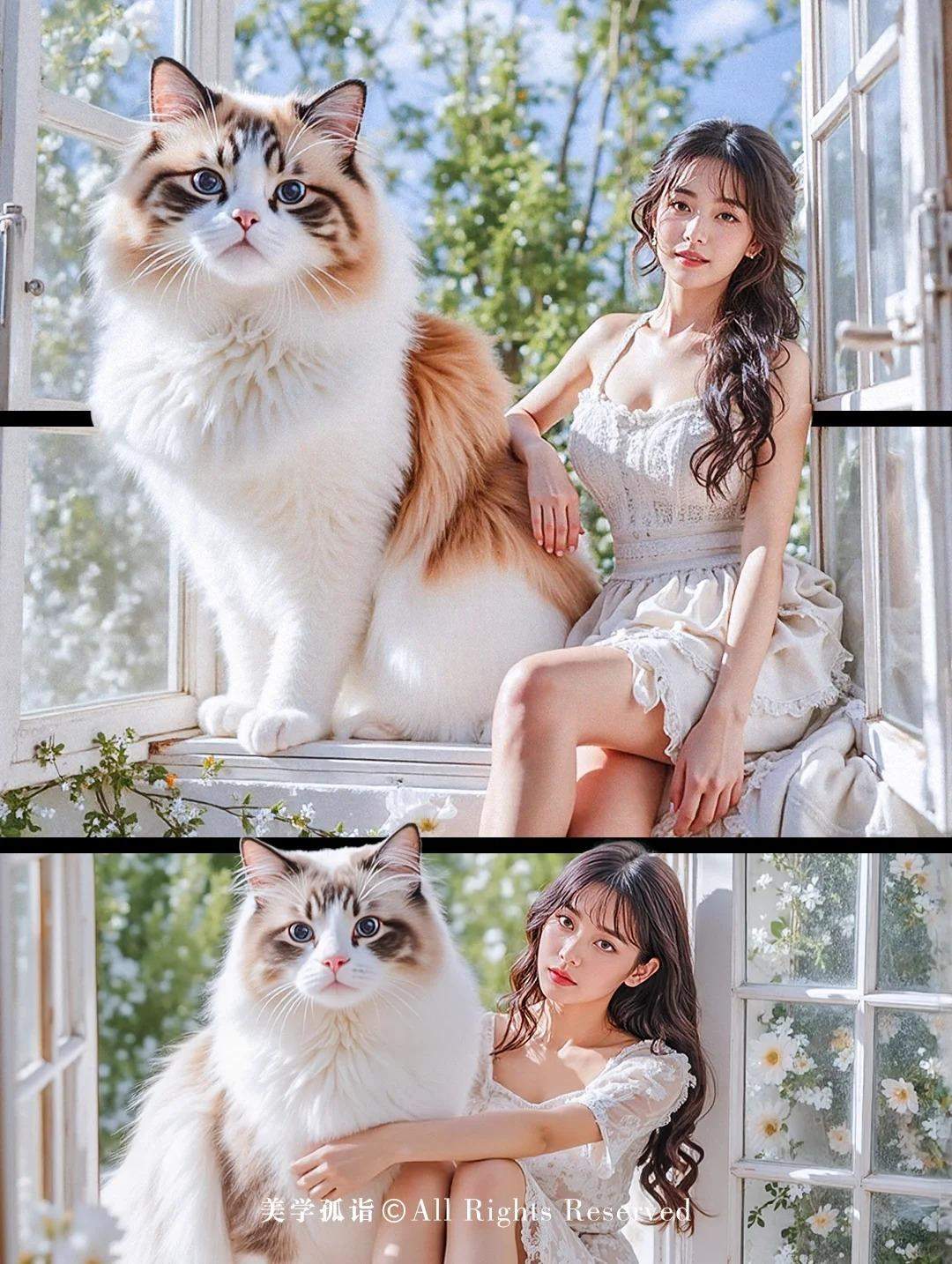 ✨超治愈的布偶猫AI写真来袭啦～✨