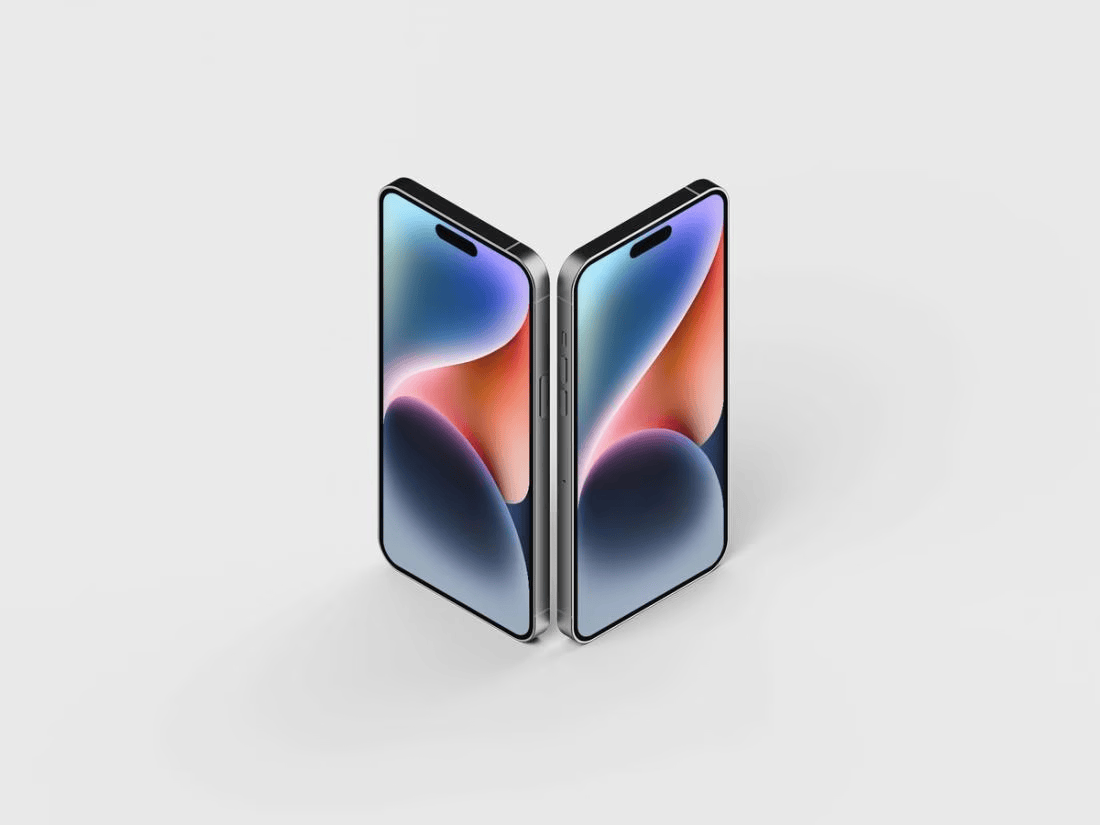 iPhone 14场景样机Psd免费素材下载