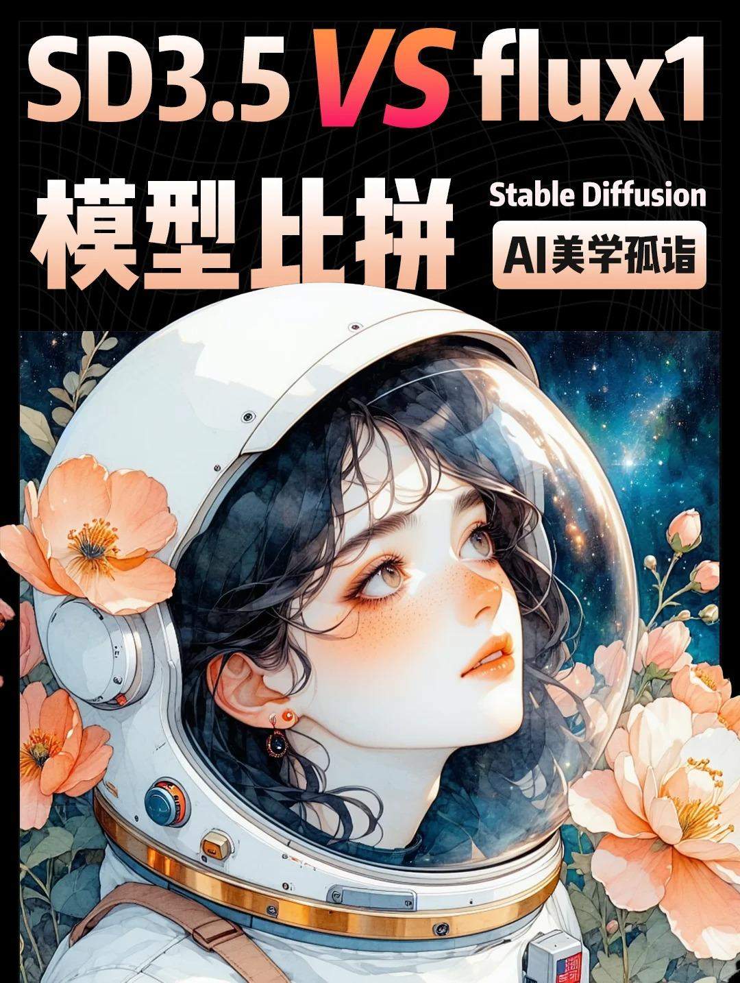 flux危？Stable Diffusion 3.5模型强势回
