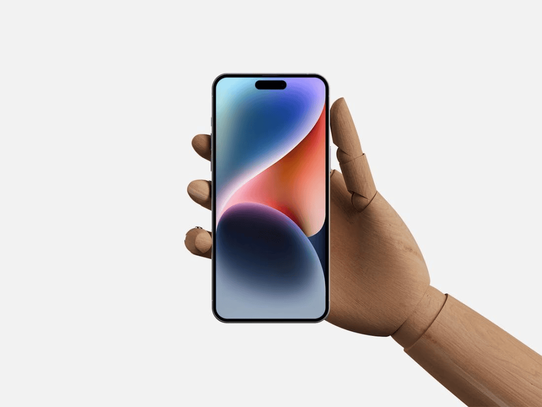 iPhone 14Promax手持样机Psd免费素材下载