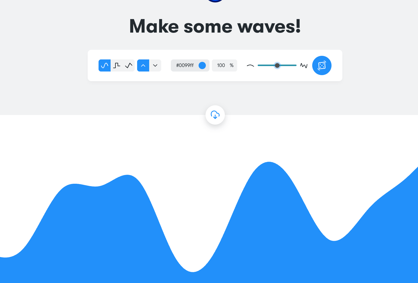 Get Waves – 快速生成优美波浪背景图