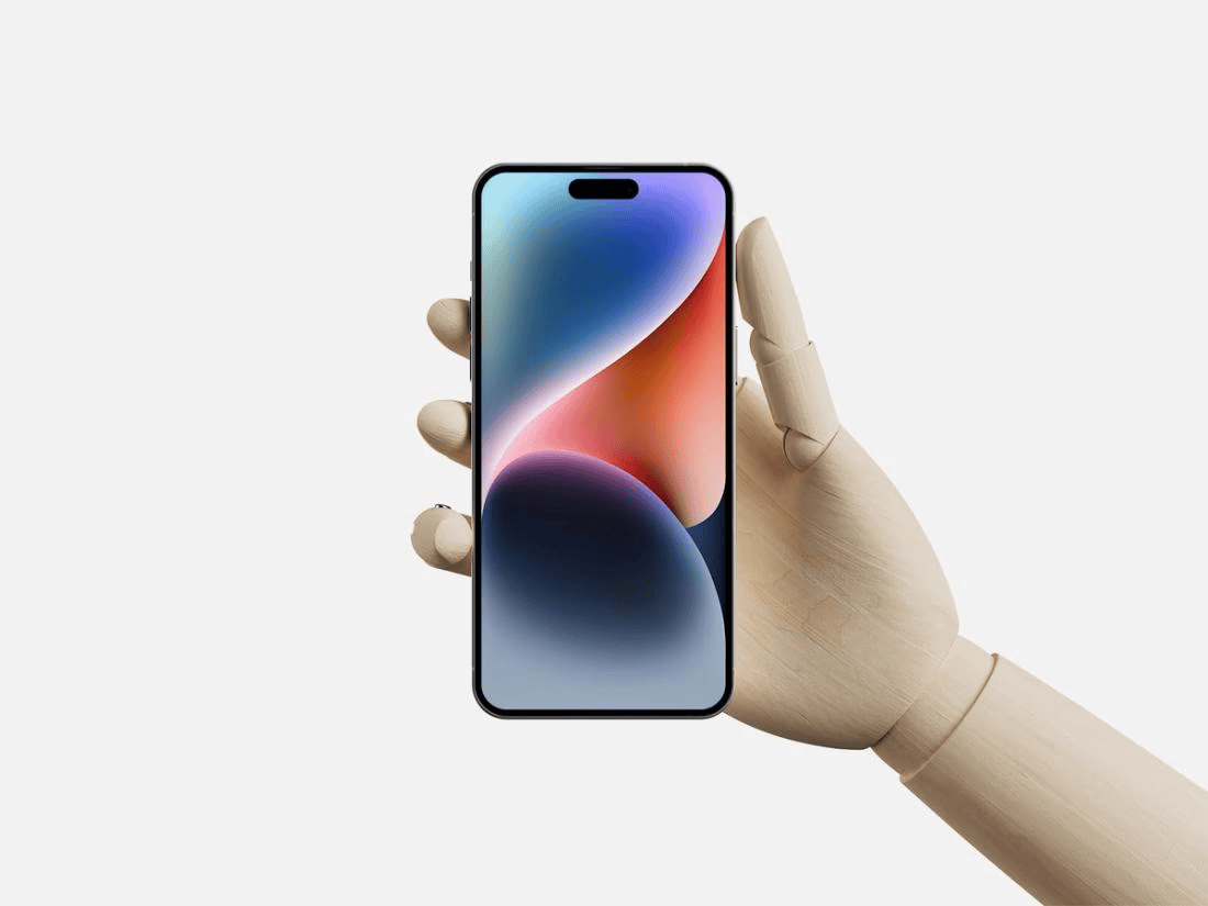 iPhone 14Promax手持样机Psd免费素材下载