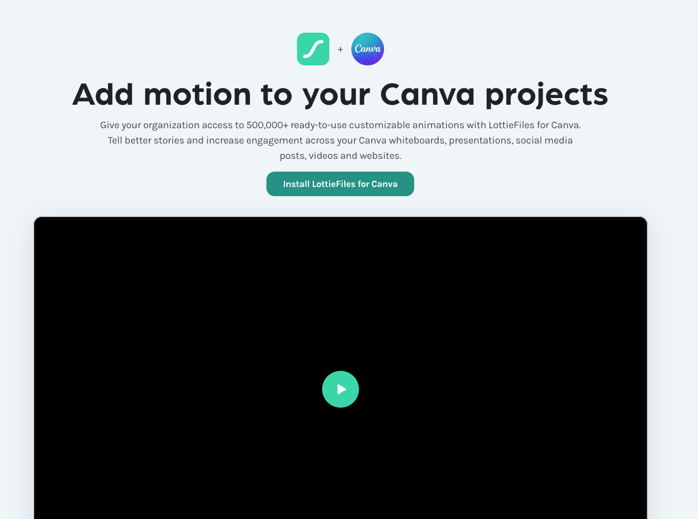 Canva（可画）原生支持 Lottie 动画