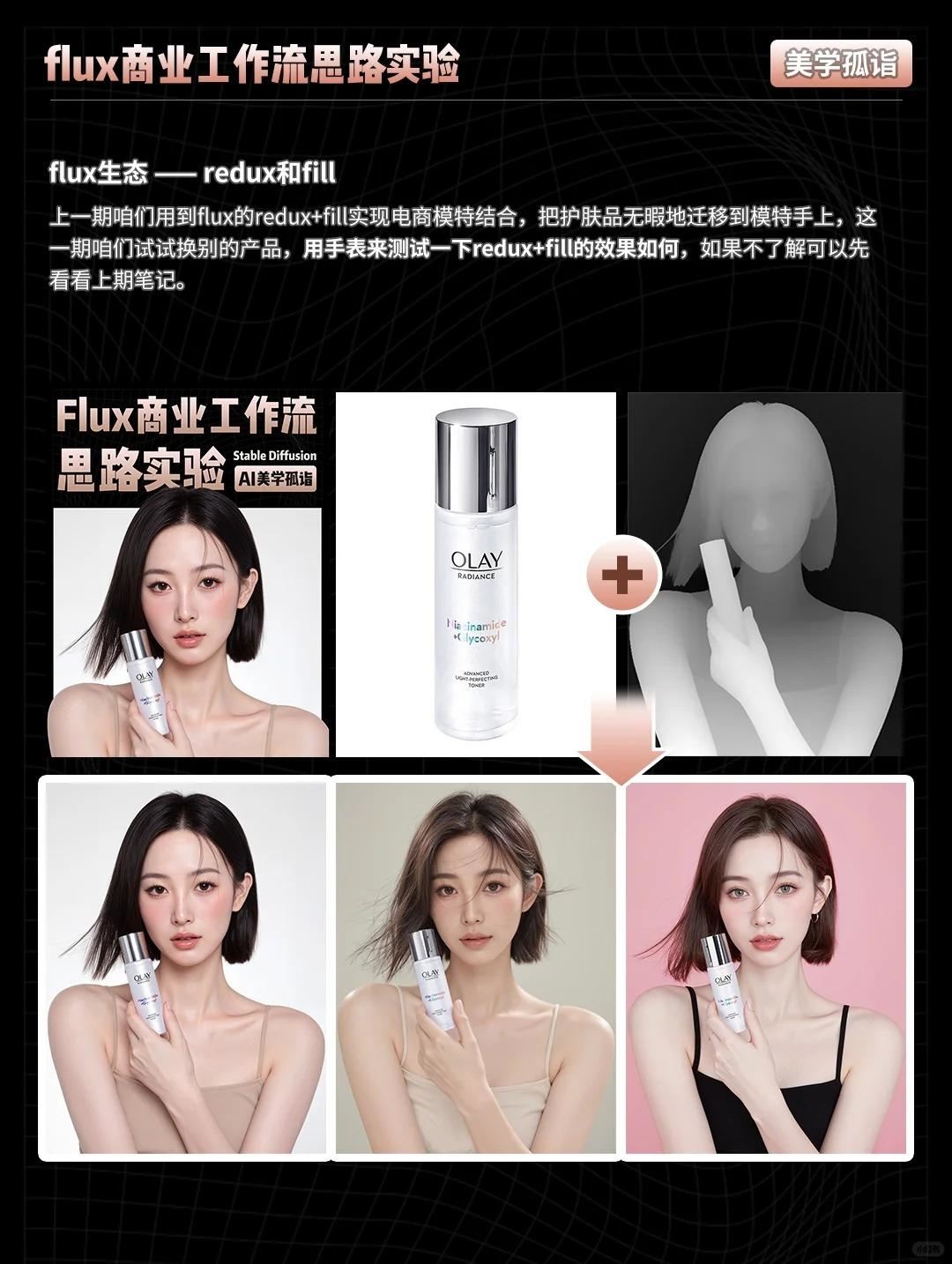 flux商业工作流 把手表迁移到模特手上