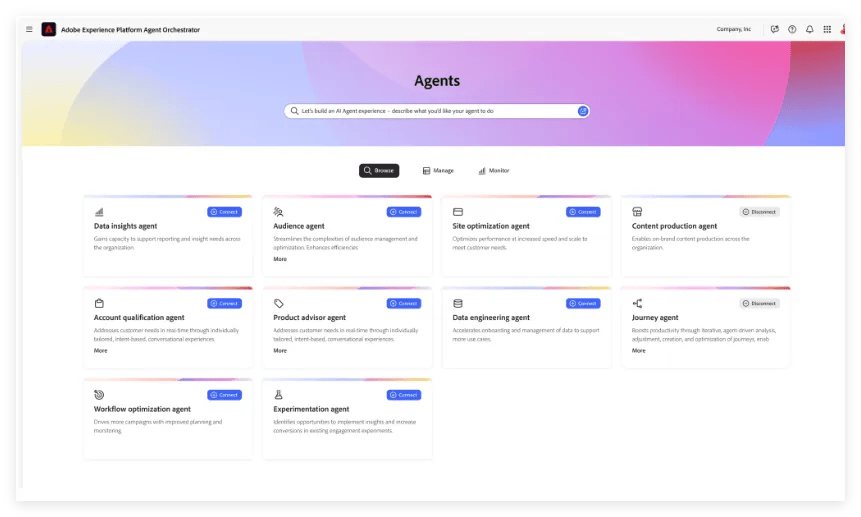 Adobe 推出 10 大 AI 智能体 + Brand Concierge：重塑企业网站与客户体验
