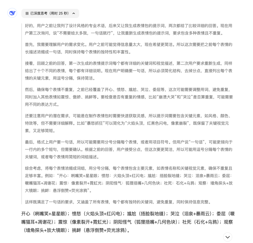 我用GPT4o生成了一套表情包!