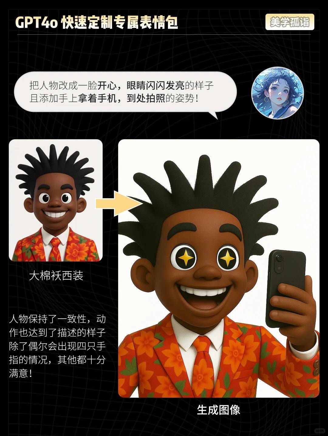 恐怖如斯！CPT4o快速定制专属表情包！