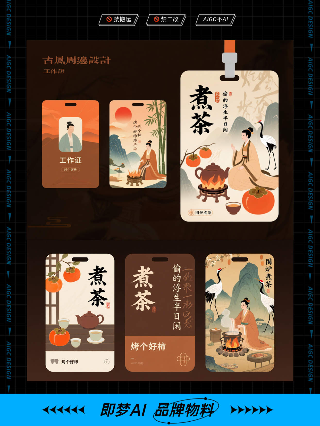 即梦AI ｜ 集市物料设计
