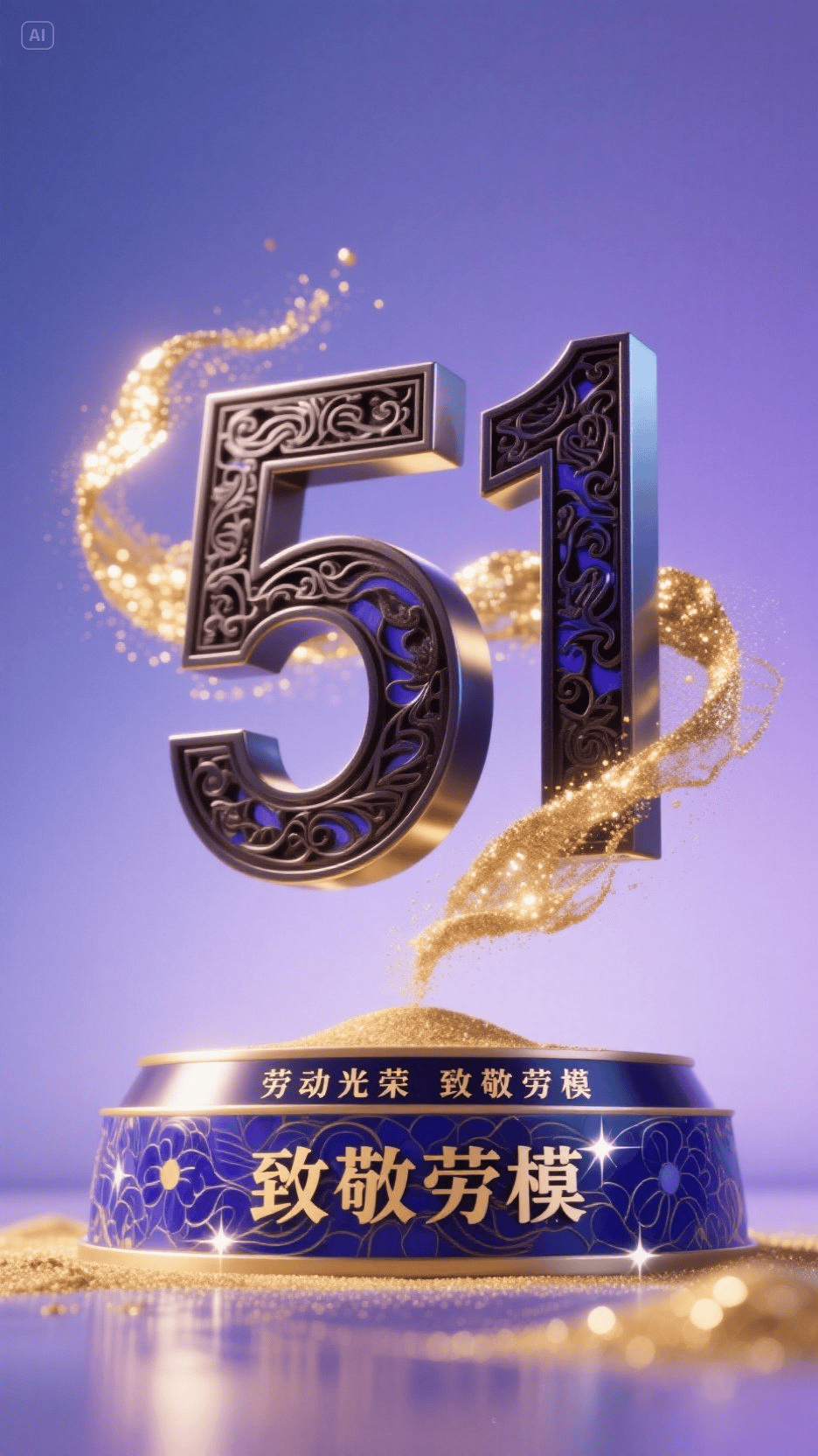 即梦AI！五一海报提示词分享！